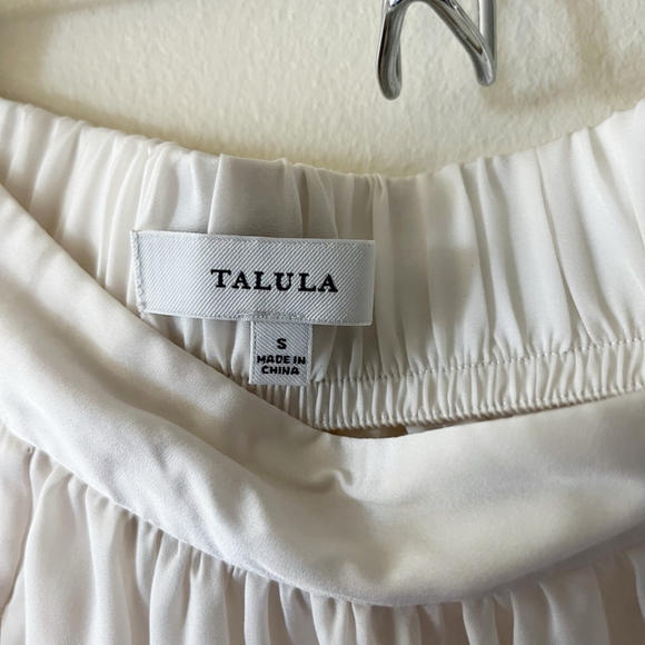 TALULA Aritzia Small White High Low Skirt Fairy Whimsy Ballet Coquette - Picture 9 of 10